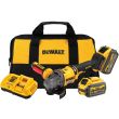 Аккумуляторная угловая шлифмашина DEWALT DCG418SHDX2, 54 В, 125 мм, 9000 об/мин, с 2 АКБ 3 Ач и ЗУ, в сумке (DCG418SHDX2-QW)