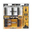 Набор бит и насадок в кейсе DEWALT DT70742T, FLEXTORQ 33 предмета