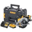 Аккумуляторная дисковая пила DEWALT DCS565S2T, 18 В, 165 мм, 4950 об/мин, с 2 АКБ 3.5 Ач и ЗУ, в кейсе TSTAK (DCS565S2T-QW)