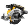 Аккумуляторная дисковая пила DEWALT DCS565S2T, 18 В, 165 мм, 4950 об/мин, с 2 АКБ 3.5 Ач и ЗУ, в кейсе TSTAK (DCS565S2T-QW)