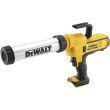 Аккумуляторный пистолет для герметика DEWALT DCE571N, 18 В, 2893 Н, без АКБ и ЗУ (DCE571N-XJ)