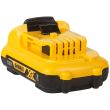 Аккумулятор DEWALT DCB127, Li-Ion, 12 В, 2 Ач (DCB127-XJ)