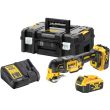 Аккумуляторный реноватор DEWALT DCS356P2, 18 В, 20000 кол/мин, с 2 АКБ 5 Ач и ЗУ, в кейсе TSTAK