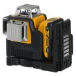 Аккумуляторный лазерный нивелир DEWALT DCE089D1G, 12 В, зеленый луч, 35 м, с АКБ 2 Ач и ЗУ, в кейсе TSTAK (DCE089D1G-QW)