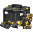 Набор DEWALT: аккумуляторная дрель-шуруповерт DCD999, 18 В и угловая шлифмашина DCG418, 54 В, c 2 АКБ 6 Ач и ЗУ, в кейсе TSTAK, DCK2016T2T