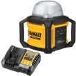 Аккумуляторный фонарь DEWALT DCL074P1, 18 В, 5000 лм, с АКБ 5 Ач и ЗУ (DCL074P1N-XJ)