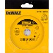 Алмазный круг сплошной по керамике DEWALT EXTREME DT3715, для плиткореза DWC410, 110 x 20, h=8