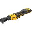 Аккумуляторный угловой гайковерт DEWALT DCF512P1, с трещоткой, 18 В, 95 Нм, 250 об/мин, с АКБ 5 Ач и ЗУ (DCF512P1N-XJ)