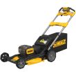 Аккумуляторная газонокосилка DEWALT DCMWSP156W2, 2х18 В, 2800 об/мин, 67 л, с 2 АКБ 8 Ач и ЗУ (DCMWSP156W2-QW)