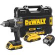 Ударная дрель-шуруповерт DEWALT DCD100D2T, 18 В, 1650 об/мин, 28050 уд/мин, с 2 АКБ 2 Ач и ЗУ, в кейсе TSTAK (DCD100D2T-QW)