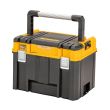Ящик для инструмента DEWALT TSTAK 2.0 IP54 DWST83343-1, с верхним отделением для хранения принадлежностей