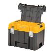 Ящик для инструмента DEWALT TSTAK 2.0 IP54 DWST83343-1, с верхним отделением для хранения принадлежностей