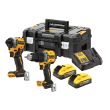 Аккумуляторный набор DEWALT DCK2050H2T, 18 В: ударная дрель-шуруповерт DCD805 + шуруповерт DCF850, с 2 АКБ 5 Ач и ЗУ, в кейсе TSTAK