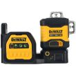 Аккумуляторный лазерный нивелир DEWALT DCE089NG18, 12/18 В, зеленый луч, 35 м, без АКБ и ЗУ, в кейсе TSTAK (DCE089NG18-XJ)