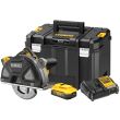 Аккумуляторная дисковая пила DEWALT DCS383H2, 18 В, 184 мм, 3900 об/мин, с 2 АКБ 5 Ач и ЗУ, в кейсе TSTAK (DCS383H2-QW)