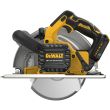 Аккумуляторная дисковая пила DEWALT DCS383H2, 18 В, 184 мм, 3900 об/мин, с 2 АКБ 5 Ач и ЗУ, в кейсе TSTAK (DCS383H2-QW)