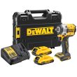 Аккумуляторный гайковерт DEWALT DCF921D2T, 18 В, 610 Нм, 3550 уд/мин, с 2 АКБ 2 Ач и ЗУ, в кейсе TSTAK (DCF921D2T-QW)