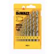 Набор сверл DEWALT DT5921-QZ по металлу, 1-10 мм, 10 шт. (DT5921-QZ)