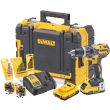 Ударная дрель-шуруповерт DEWALT DCK796D2T, 18 В, 2000 об/мин, 34000 уд/мин, с 2 АКБ 2 Ач, ЗУ и набором оснастки, в кейсе TSTAK