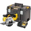 Аккумуляторная дисковая пила DEWALT DCS373P1T, 18 В, 140 мм, 3700 об/мин, с АКБ 5 Ач и ЗУ, в кейсе TSTAK (DCS373P1NT-XJ)