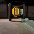Аккумуляторный лазерный нивелир DEWALT DCE080D1GS, 18 В, зеленый луч, 80 м, с АКБ 2 Ач и ЗУ, в кейсе TSTAK (DCE080D1GS-QW)