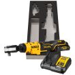 Аккумуляторный угловой гайковерт DEWALT DCF503L1G, 12 В, 81.3 Нм, 250 об/мин, с АКБ 3 Ач и ЗУ, в чехле (DCF503L1G-QW)