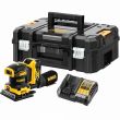 Аккумуляторная плоскошлифовальная машина DEWALT DCW200P1T, 18 В, 13500 кол/мин, с АКБ 5 Ач и ЗУ, в кейсе TSTAK (DCW200P1NT-XJ)
