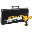 Аккумуляторный пистолет для герметика DEWALT DCE581NK, 18 В, 2500 Н, без АКБ и ЗУ, в кейсе