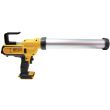 Аккумуляторный пистолет для герметика DEWALT DCE581NK, 18 В, 2500 Н, без АКБ и ЗУ, в кейсе