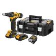 Аккумуляторный заклепочный пистолет DEWALT DCF403D2GT, 18 В, в кейсе TSTAK