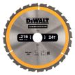 Диск пильный по дереву DEWALT CONSTRUCTION, 216х30х1.7 мм (DT1952-QZ)