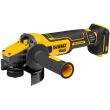 Аккумуляторная угловая шлифмашина DEWALT DCG409P1T, 18/54 В, 125 мм, 9000 об/мин, с АКБ 5 Ач и ЗУ, в кейсе TSTAK (DCG409P1NT-XJ)