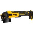 Аккумуляторная угловая шлифмашина DEWALT DCG409P1T, 18/54 В, 125 мм, 9000 об/мин, с АКБ 5 Ач и ЗУ, в кейсе TSTAK (DCG409P1NT-XJ)