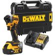 Аккумуляторный шуруповерт DEWALT DCF850P1T, 18 В, 206 Нм, 3800 уд/мин, с АКБ 5 Ач и ЗУ, в кейсе TSTAK (DCF850P1NT)