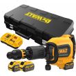 Аккумуляторный отбойный молоток DEWALT DCH911X3, 54 В, 27 Дж, 1620 уд/мин, с 3 АКБ 3 Ач и ЗУ, в кейсе (DCH911X3-QW)