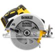 Аккумуляторная дисковая пила DEWALT DCS570H2T, 18 В, 184 мм, 5500 об/мин, с 2 АКБ 5 Ач и ЗУ, в кейсе TSTAK (DCS570H2T-QW)