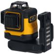 Аккумуляторный лазерный нивелир DEWALT DCLE34031D1, 18 В, зеленый луч, 40 м, с АКБ 2 Ач и ЗУ, в кейсе (DCLE34031D1-QW)