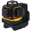 Аккумуляторный лазерный нивелир DEWALT DCLE34031D1, 18 В, зеленый луч, 40 м, с АКБ 2 Ач и ЗУ, в кейсе (DCLE34031D1-QW)