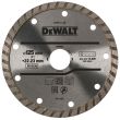 Алмазный круг DEWALT DT3712, Turbo, универсальный, 125 x 22.2 мм, h=7
