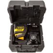 Лазерный нивелир DEWALT DW0811, на батарейках, красный луч, 30 м, в кейсе (DW0811-XJ)