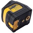 Лазерный нивелир DEWALT DW0811, на батарейках, красный луч, 30 м, в кейсе (DW0811-XJ)