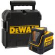 Лазерный нивелир DEWALT DW0811, на батарейках, красный луч, 30 м, в кейсе (DW0811-XJ)