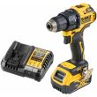 Аккумуляторная дрель-шуруповерт DEWALT DCD708P1, 18 В, 1650 об/мин, с АКБ 5 Ач и ЗУ (DCD708P1N-XJ)