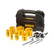 Набор коронок по мультиматериалу и пилотных сверл DEWALT DT90353, 22 - 68 мм, 11 шт. (DT90353-QZ)