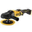 Аккумуляторная полировальная машина DEWALT DCM849P2, 18 В, 2200 об/мин, с 2 АКБ 5 Ач и ЗУ, в сумке (DCM849P2-QW)