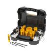 Набор коронок по мультиматериалу и пилотных сверл DEWALT DT90356, 16 - 51 мм, 13 шт. (DT90356-QZ)
