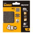 Сетчатый шлифлист DEWALT DTM8663, 115х115 мм, 40G, 5 шт. (DTM8663-QZ)