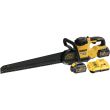 Аккумуляторная аллигаторная пила DEWALT DCS398T2, 54 В, 2400 ход/мин, 40 мм, с 2 АКБ 2 Ач и ЗУ (DCS398T2-QW)