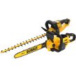 Аккумуляторный набор садовой техники DEWALT, 54 В: цепная пила DCMCS574 + кусторез DCMHT573, без АКБ без ЗУ