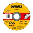 Круг обдирочный по металлу DEWALT DW4549AIA, HP LongLife, 230 x 6 мм